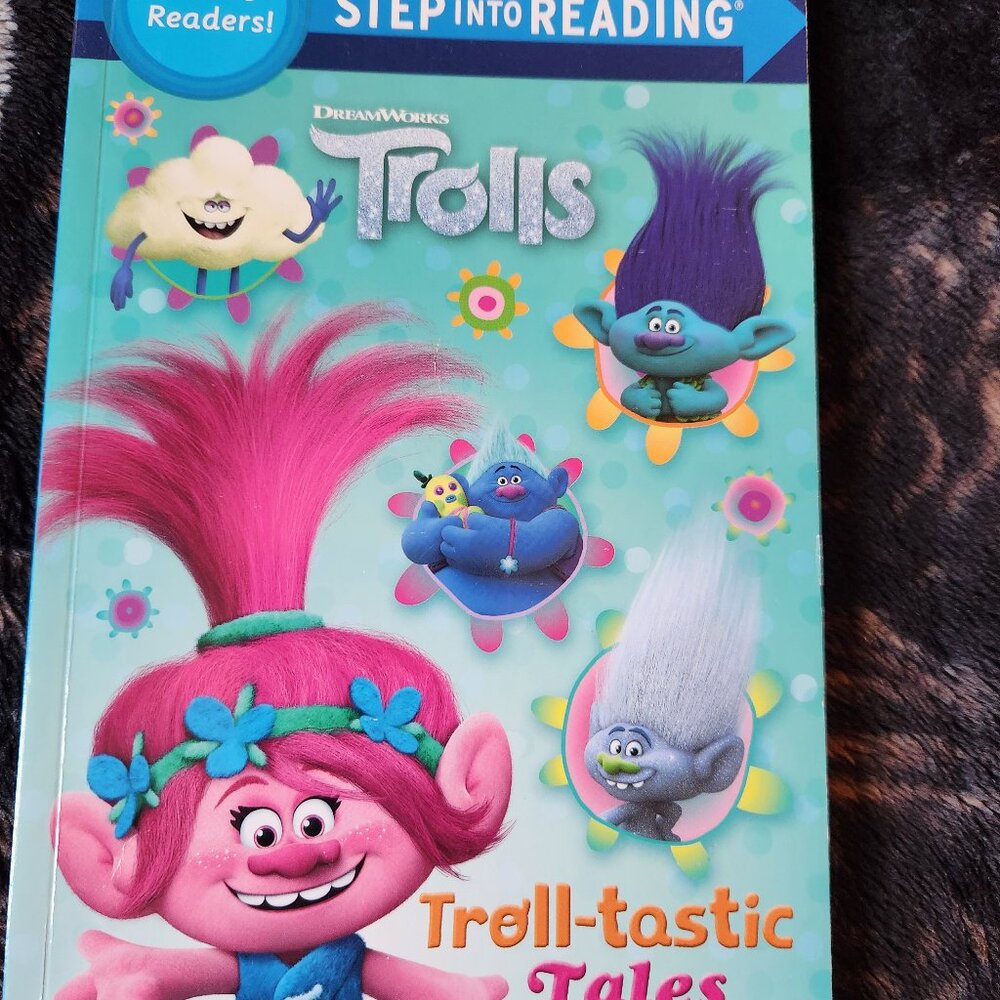 Trolls Book- Troll-tastic Tales Early Reading Level Children's Book